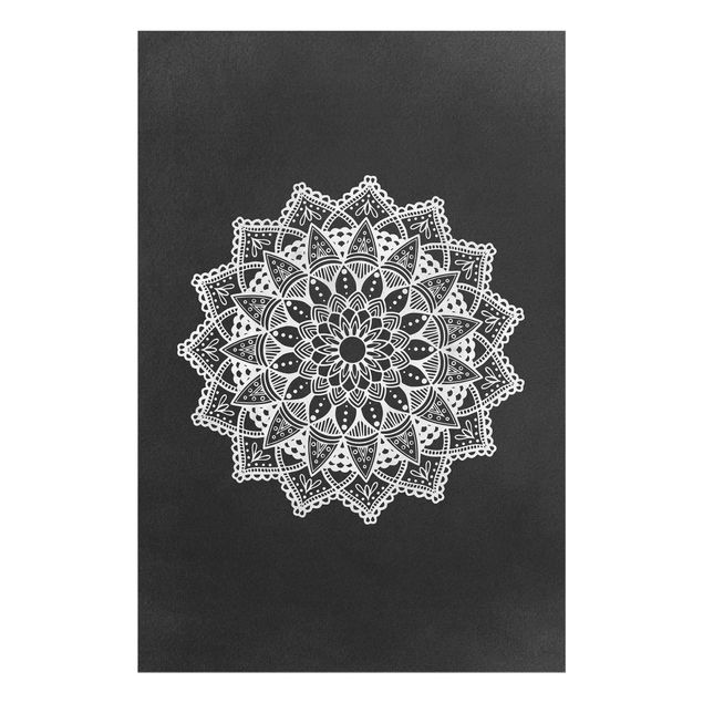 Billeder sort og hvid Mandala Illustration Ornament White Black