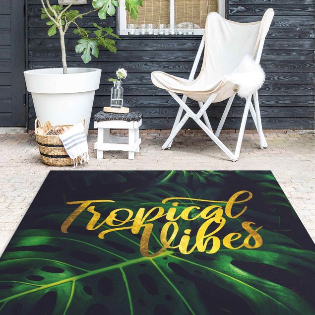 moderne gulvtæppe Jungle - Tropical Vibes