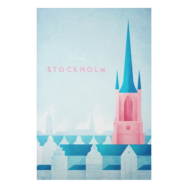 Billeder arkitektur og skyline Travel Poster - Stockholm
