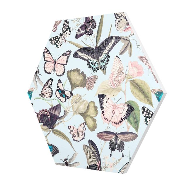 Forex Vintage Collage - Butterflies And Dragonflies