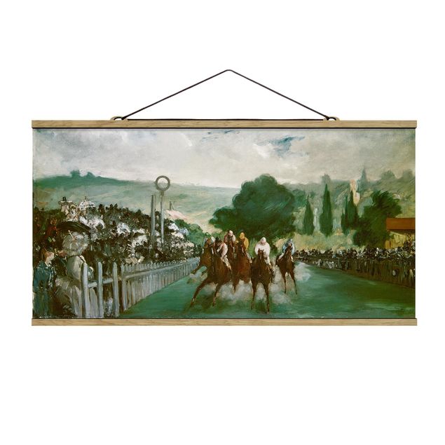 Kunst stilarter Edouard Manet - Races At Longchamp
