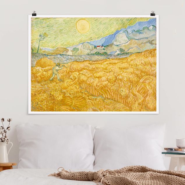 køkken dekorationer Vincent Van Gogh - The Harvest, The Grain Field