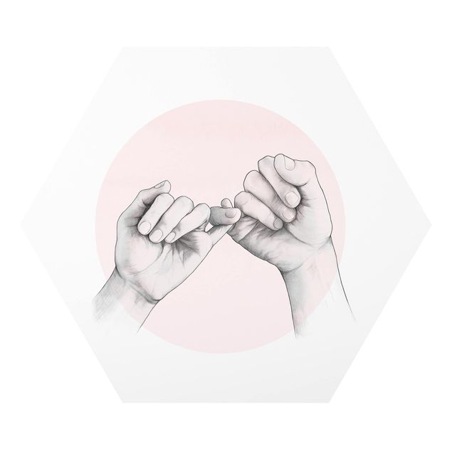 Billeder lyserød Illustration Hands Friendship Circle Pink White