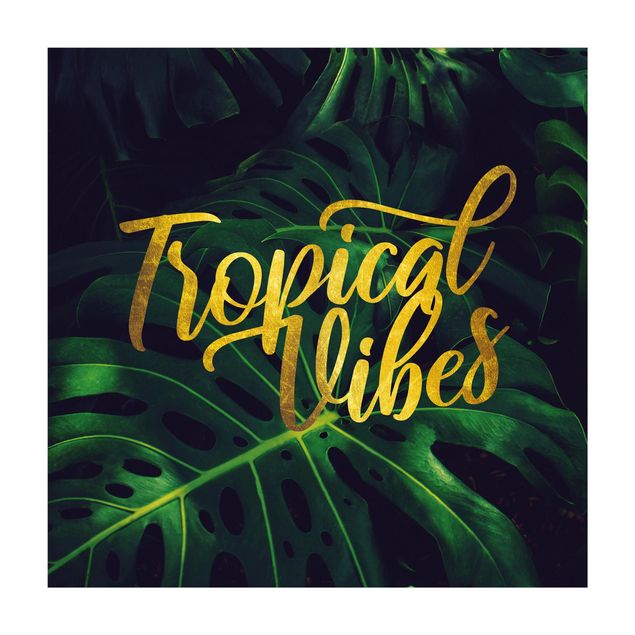 guld tæppe Jungle - Tropical Vibes