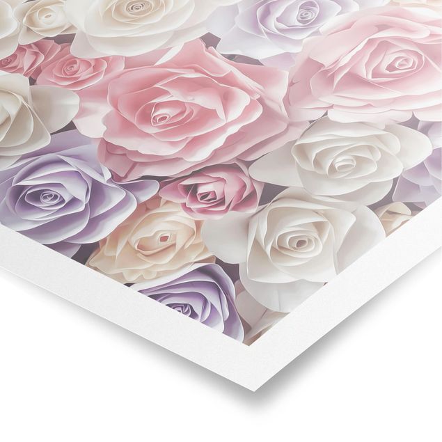 Billeder Pastel Paper Art Roses