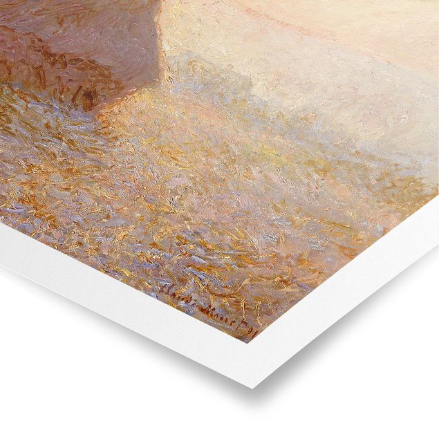 Plakater kunsttryk Claude Monet - Haystack In The Mist