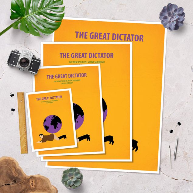 Plakater Film Poster The Great Dictator
