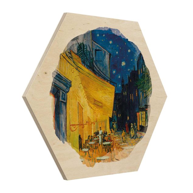 Kunst stilarter post impressionisme WaterColours - Vincent Van Gogh - Cafe Terrace In Arles