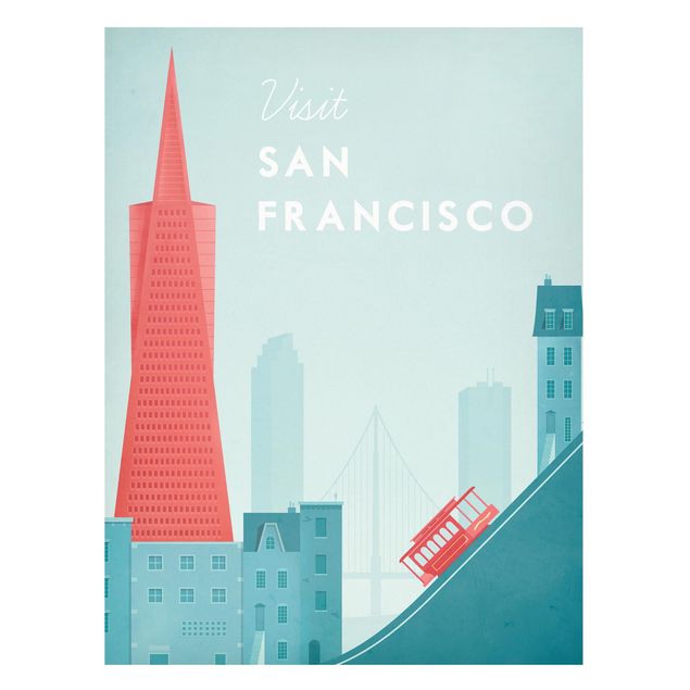 Billeder arkitektur og skyline Travel Poster - San Francisco