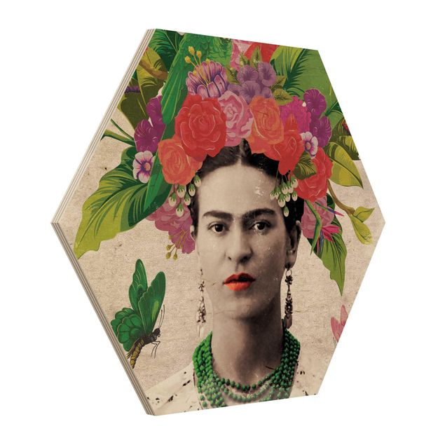 Billeder Frida Kahlo - Flower Portrait