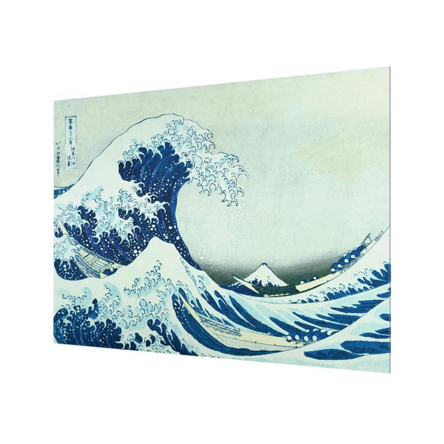 Kunsttryk Katsushika Hokusai - The Great Wave At Kanagawa