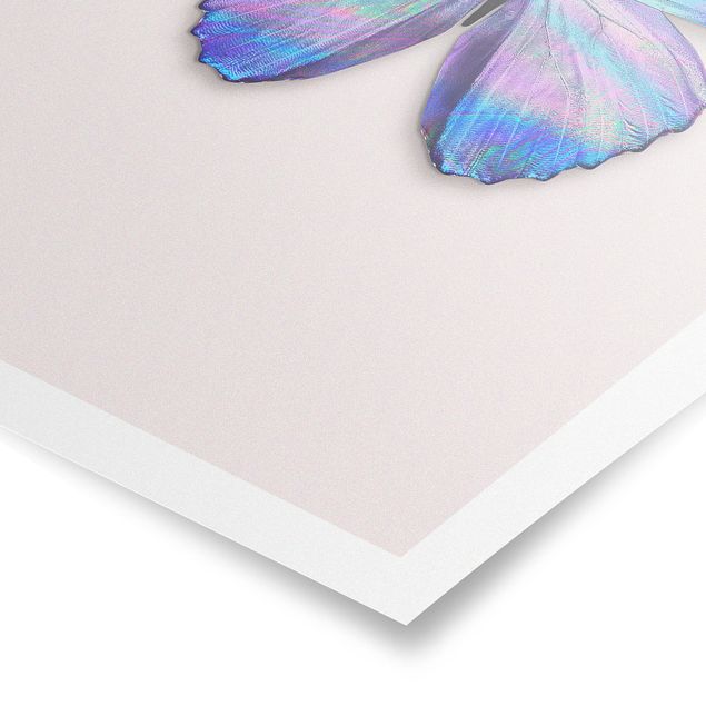 Plakater dyr Holographic Butterfly