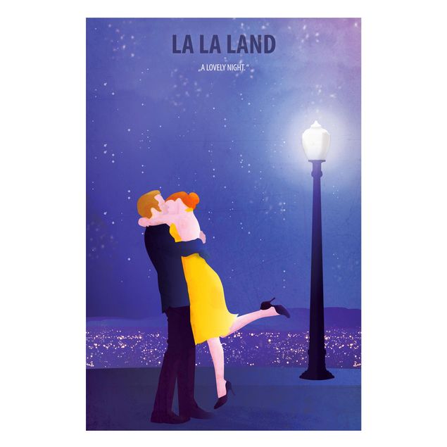 Billeder kunsttryk Film Poster La La Land II
