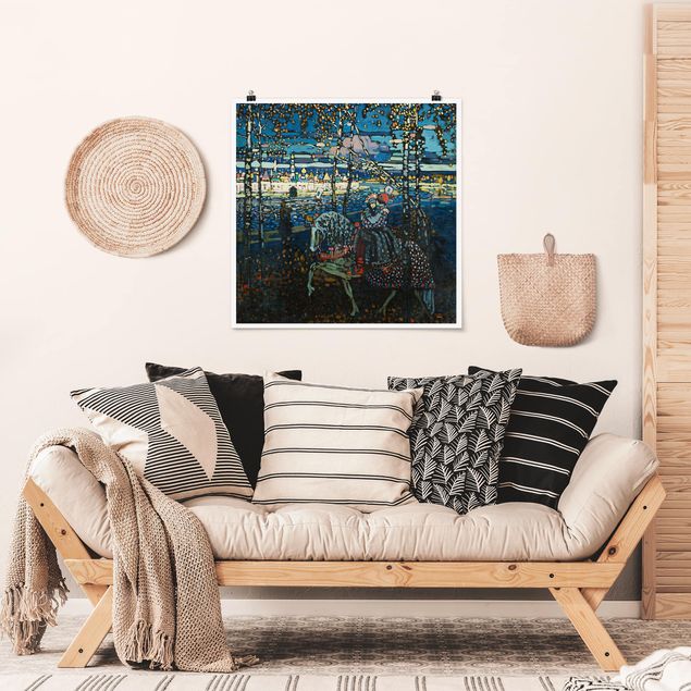 Kunst stilarter ekspressionisme Wassily Kandinsky - Riding Paar