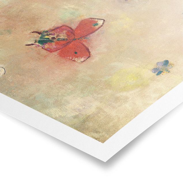 Plakater dyr Odilon Redon - Colourful Butterflies