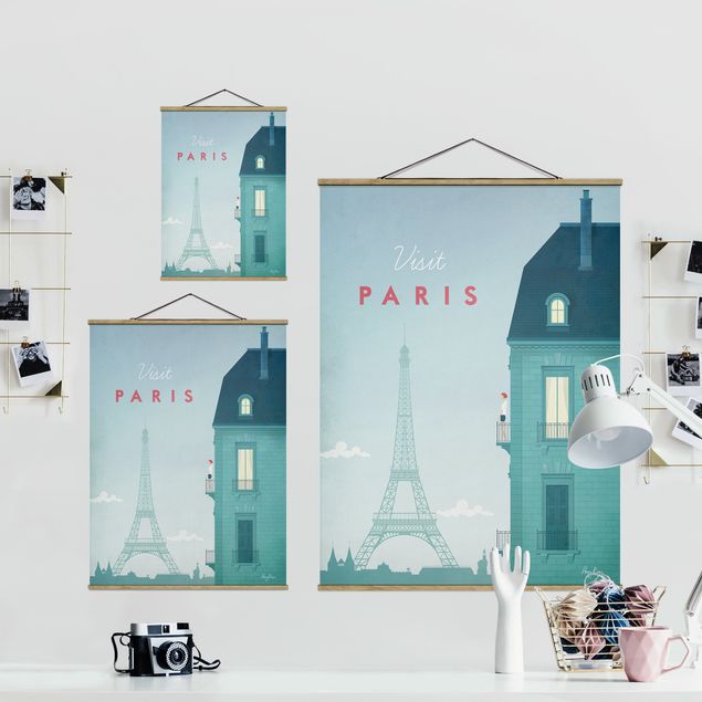 Billeder blå Travel Poster - Paris