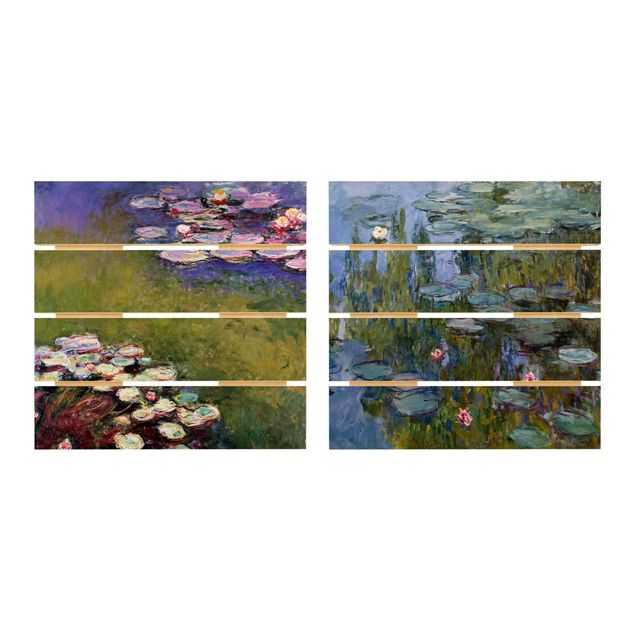 Billeder Claude Monet Claude Monet - Water Lilies Set