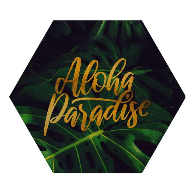 Sekskantede billeder Jungle - Aloha Paradise