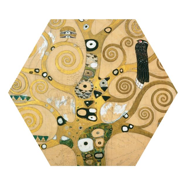 Billeder landskaber Gustav Klimt - The Tree of Life