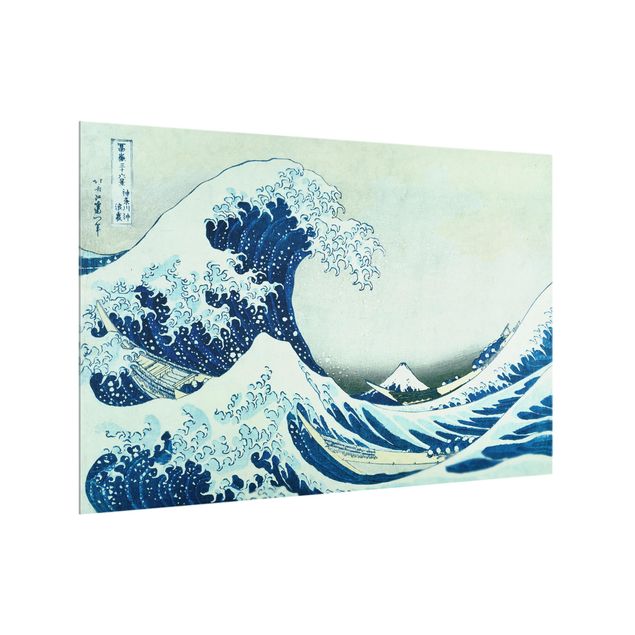 Stænkplader glas Katsushika Hokusai - The Great Wave At Kanagawa
