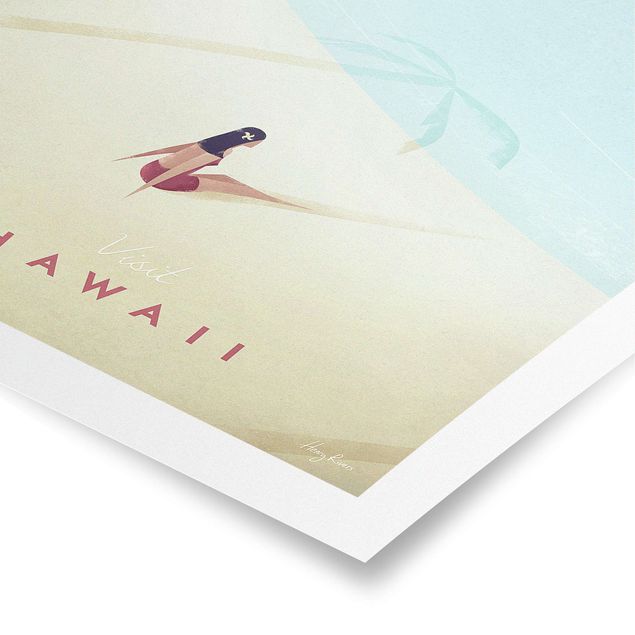 Billeder hav Travel Poster - Hawaii