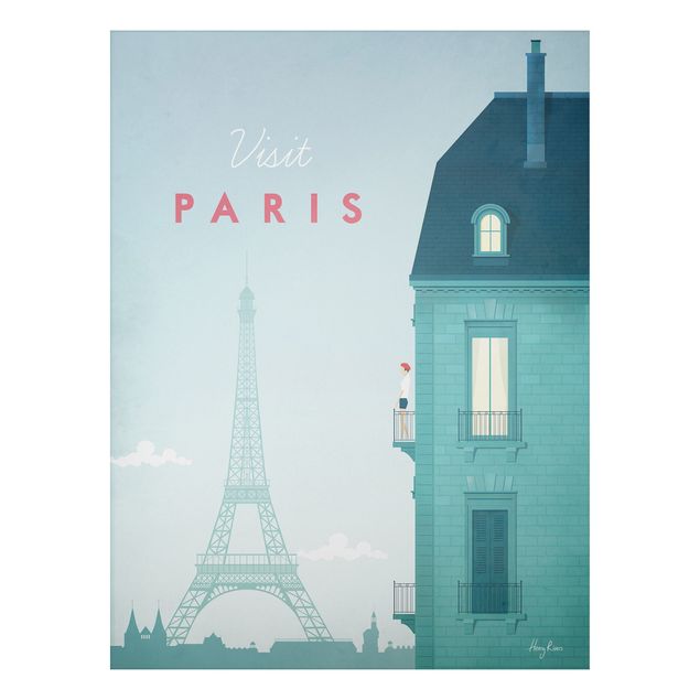 Billeder Paris Travel Poster - Paris