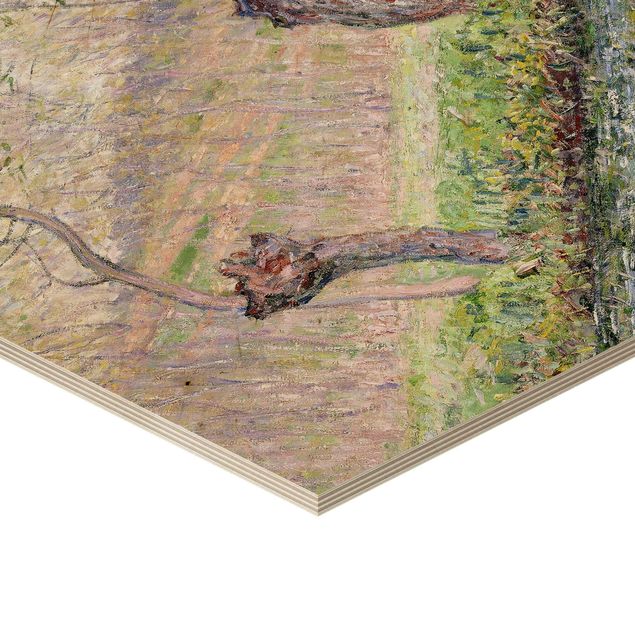Sekskantede billeder Claude Monet - Willow Trees Spring
