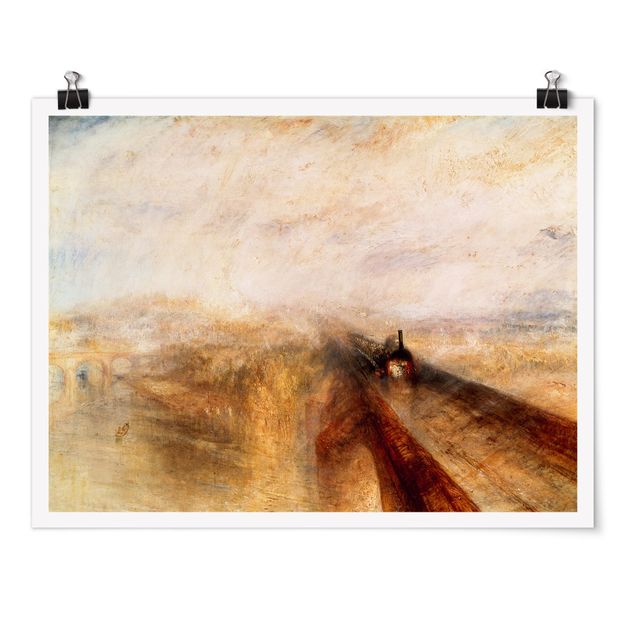 Plakater kunsttryk William Turner - The Great Western Railway