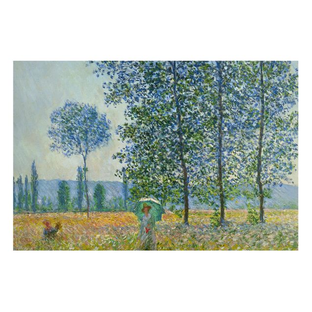 køkken dekorationer Claude Monet - Fields In Spring