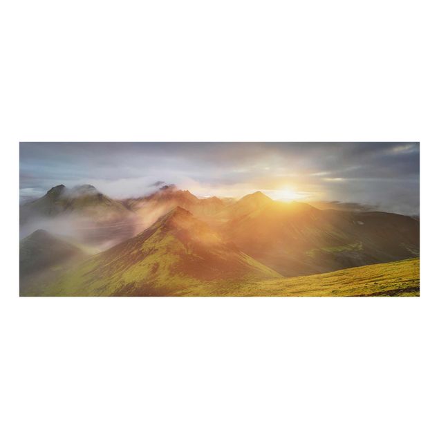 Billeder bjerge Storkonufell In Sunrise
