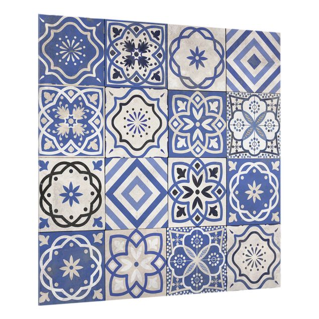 Stænkplader glas Mediterranean Tile Pattern