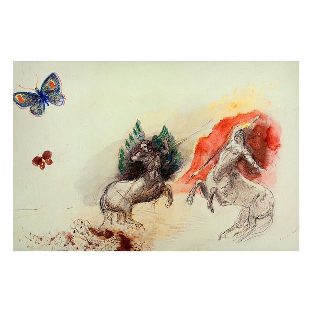 køkken dekorationer Odilon Redon - Battle of the Centaurs