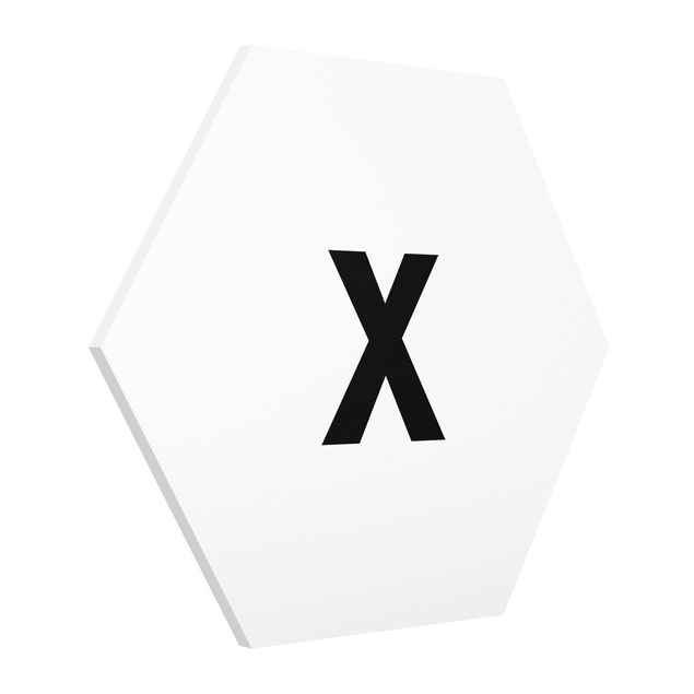 Billeder moderne Letter White X