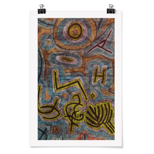 Plakater abstrakt Paul Klee - Catharsis