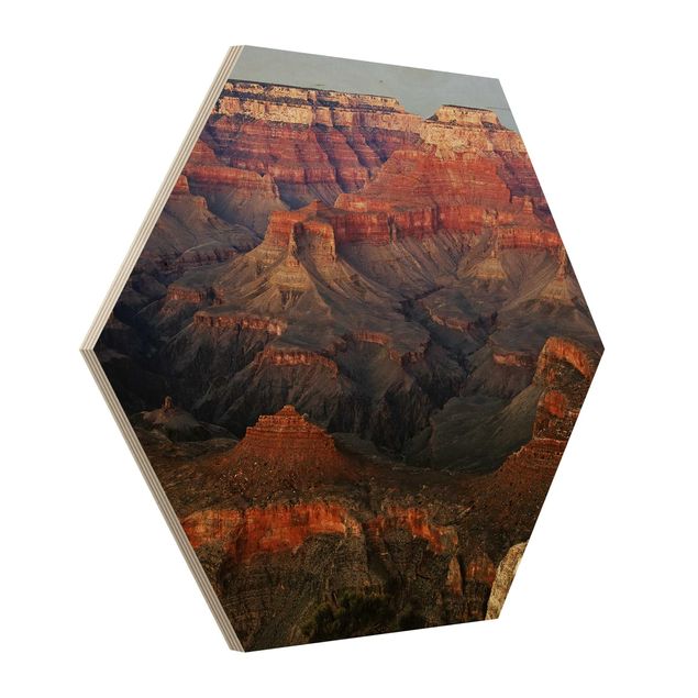 Sekskantede billeder Grand Canyon After Sunset