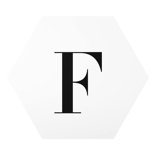 Forex Letter Serif White F