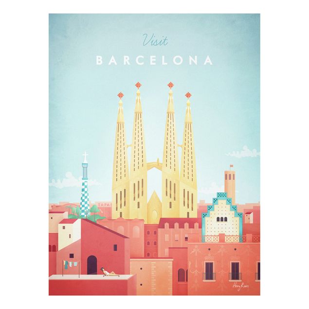 Billeder arkitektur og skyline Travel Poster - Barcelona