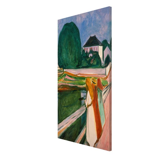 Kunst stilarter post impressionisme Edvard Munch - White Night