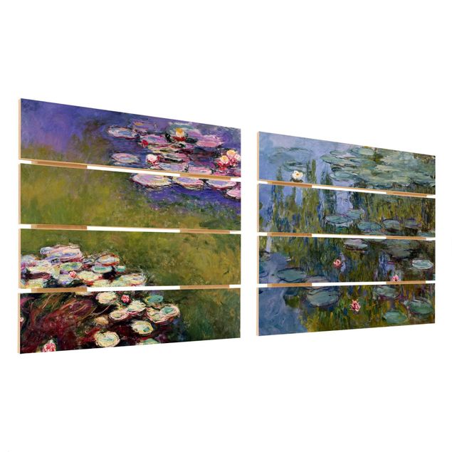 Billeder Claude Monet - Water Lilies Set