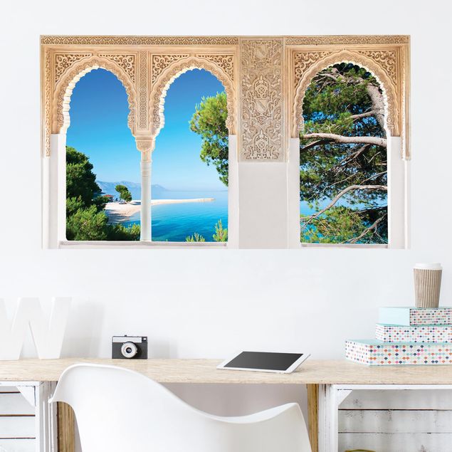 Wallstickers stenlook Decorated Window Hidden Paradise
