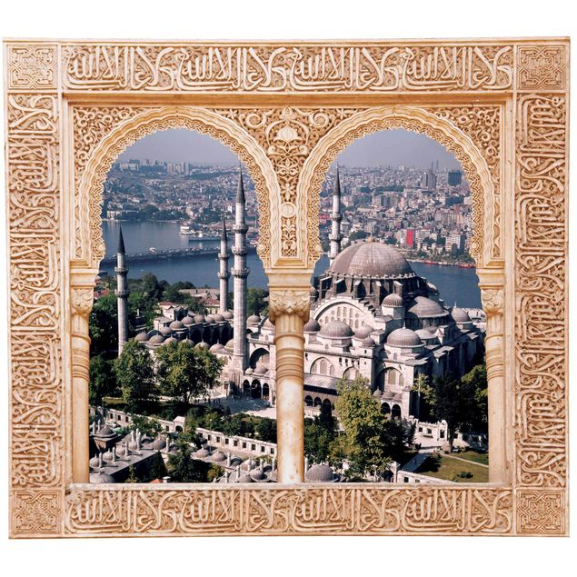 Wallstickers stenlook Decorated Window Mosque Istanbul