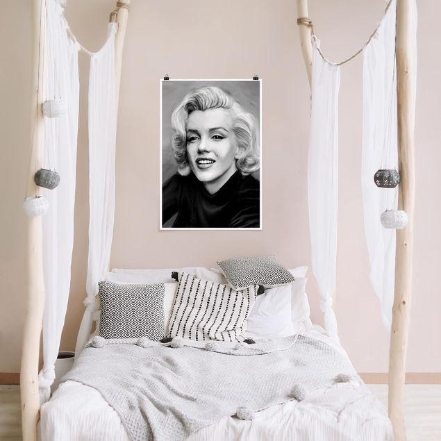 Plakater sort og hvid Marilyn In Private