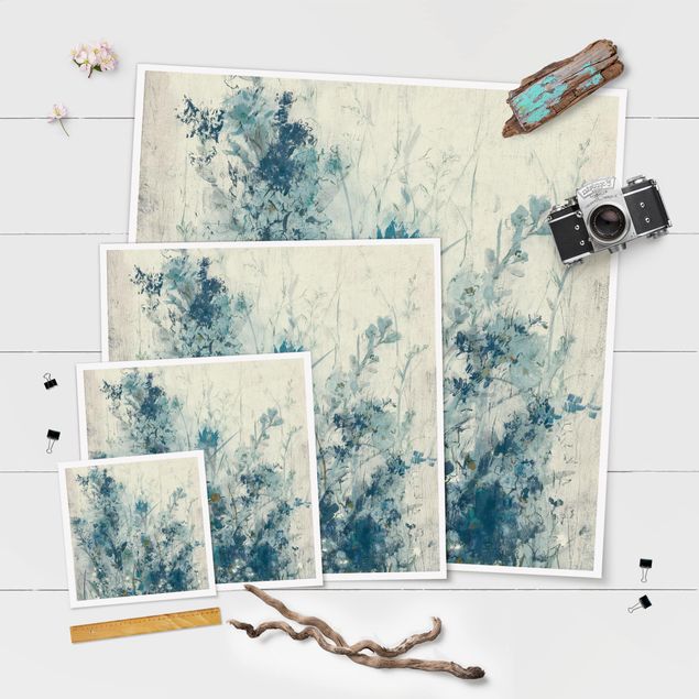 Plakater Blue Spring Meadow I