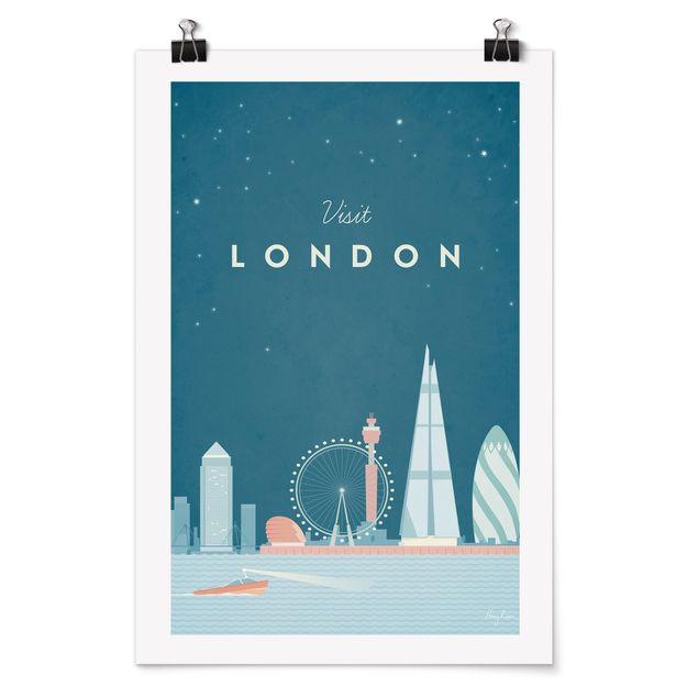 Billeder arkitektur og skyline Travel Poster - London