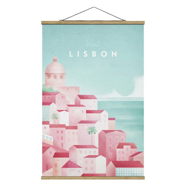 Billeder retro Travel Poster - Lisbon