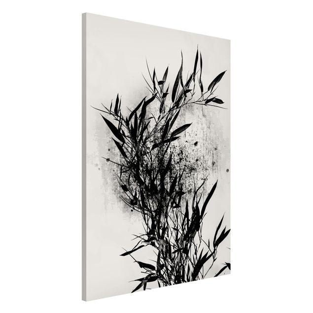 køkken dekorationer Graphical Plant World - Black Bamboo