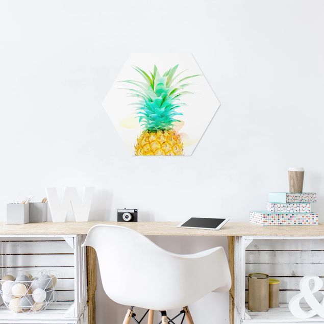 Billeder moderne Pineapple Watercolour