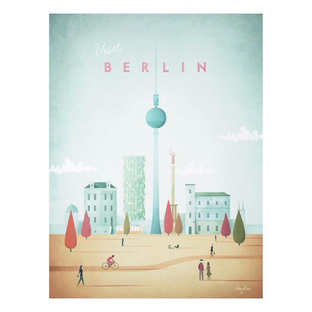 køkken dekorationer Travel Poster - Berlin