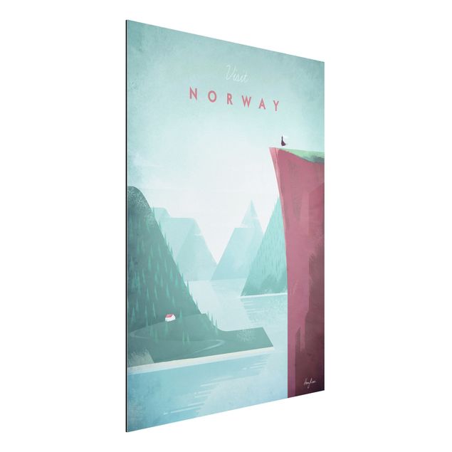 køkken dekorationer Travel Poster - Norway