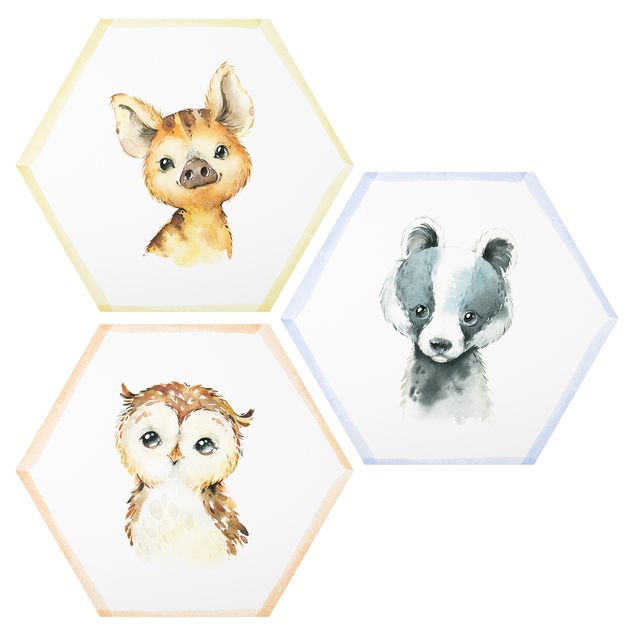 Forex Watercolour Forest Animals Set II